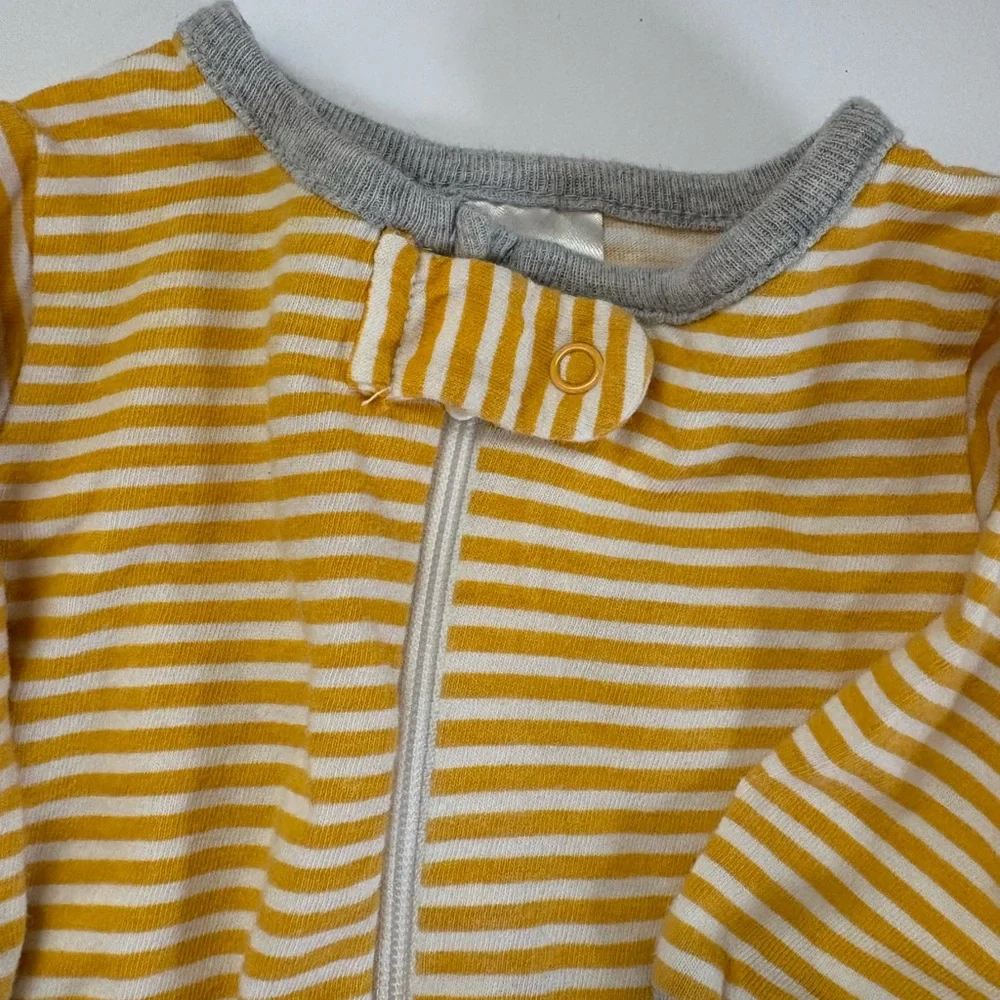 Cozy Kids Footies Set in Gray, Yellow, and White